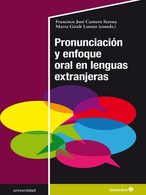 cover image of Pronunciación y enfoque oral en lenguas extranjeras